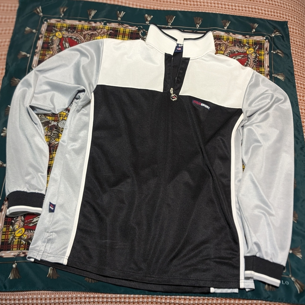 Vintage Polo Sport By Ralph Lauren Men's Size XL Quarter Zip Athletic Rugby
